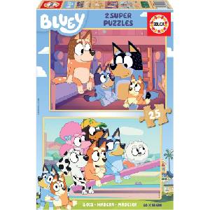 Educa - Puzzle 2x25 Bluey - 40 - 99 piese