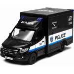 Kinsmart Метален микробус Kinsmart Police Edition - Mercedes-Benz Sprinter, 1: 48, черен (53149)