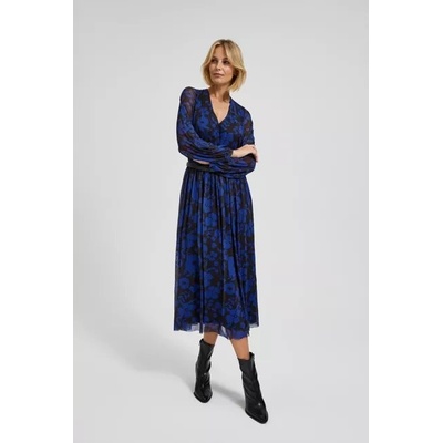 Moodo dress with floral print Blue