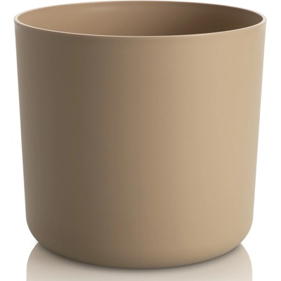 PLASTKON květináč Lora 22 cm popelavě šedý