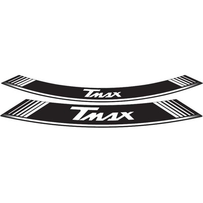PUIG Linka na ráfek T-MAX 5532B bílá linky na ráfek - sada 8ks