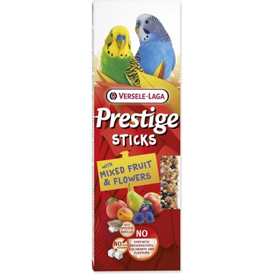Versele-Laga Prestige Sticks Tyčinky pre anjelikov Mix ovocia a kvetov 60g