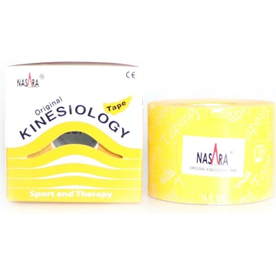 Nasara Kinesiology Tape žltý 5 cm x 5 m