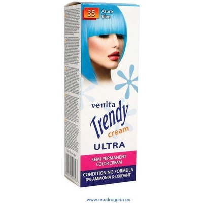 Venita Trendy Cream 35 azúrovo modrá 75 ml