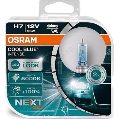 КОМПЛЕКТ 2x Авто крушка COOL BLUE H7 PX26d/55W/12V 5000K - Osram (OA0002)