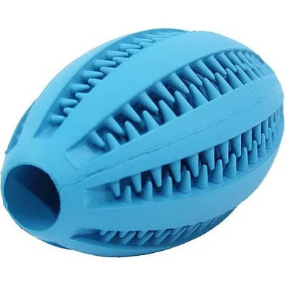 PET NOVA Играчка за куче - ръгби топка, синя 11 см
