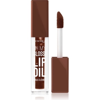 Rimmel Oh My Gloss! Lip Oil масло от нар с хидратиращ ефект цвят 010 Cappuccino Deep 4.5ml