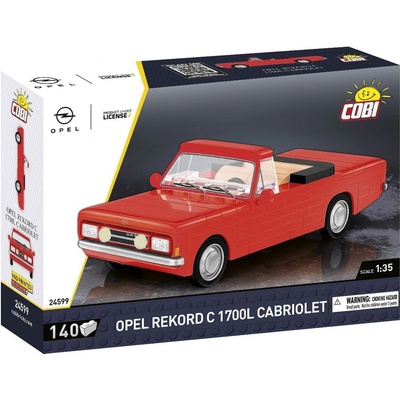 COBI 24599 Youngtimer Automobil Opel Rekord C 1700 Cabriolet 1:35