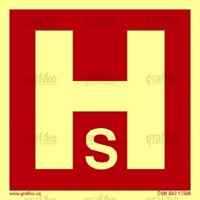Grafiko | Suchovod - fotoluminiscenční - Materiál Hliník, Rozměr 150x150mm
