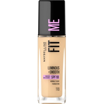 Maybelline Fit Me Luminous + Smooth Foundation tekutý make-up 118 Light Beige 30 ml