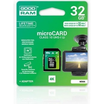 GOODRAM microSDHC 32GB C10/UHS-I/U3 M3AA-0320R11-DD