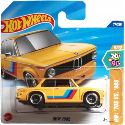 Mattel Hot Wheels BMW 2002 žlté 1:64