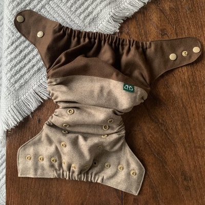 Woolberry SIO Merino wool cover Chocolade
