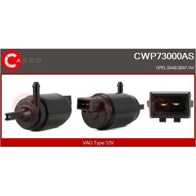 Vodní čerpadlo ostřikovače, čistění skel CASCO CWP73000AS