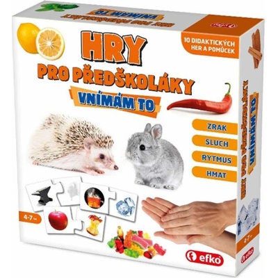 EFKO HRA Vnímám to Vzdělávací soubor her pro předškoláky