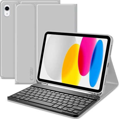 Tech Protect SC PEN + KEYBOARD IPAD 10.9” 10 2022 11 2025 5906302363117 grey