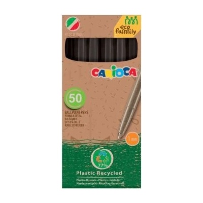 CARIOCA - Еко химикалка - Черна - 50 бр (4311001/50)