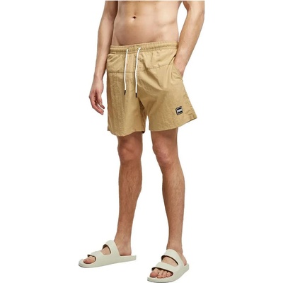 Urban Classics Бански гащета Urban classics Block swimming shorts - Beige (Union Beige)
