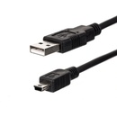 Netrack 203-01 USB AM / MINI 0,1m, černý