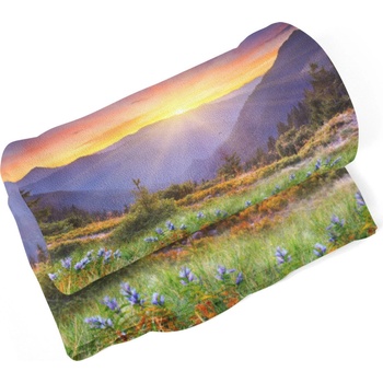 Sablio Deka Západ slnka nad lesom 190x140