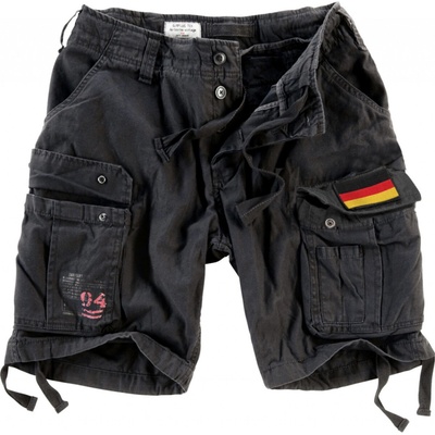 Airborne Vintage Shorts Patch čierne