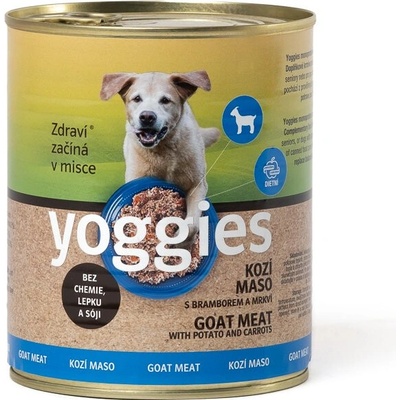 Yoggies kozí konzerva s bramborem a mrkví 800 g