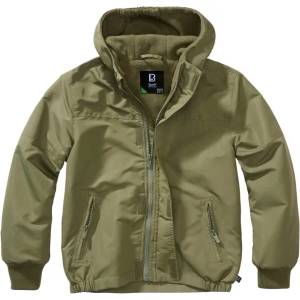 Brandit Windbreaker Frontzip детско яке, маслиненозелено (6005.1)