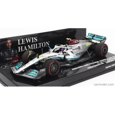 Minichamps Mercedes gp F1 W13e Team Mercedesamg Petronas F1 N 44 3. Bahrain Gp 2022 Lewis Hamilton Silver Green 1:43