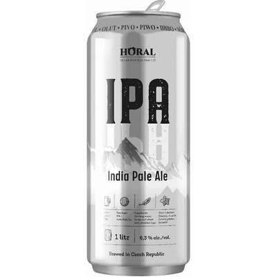 Horal " IPA " 1000 ml, Alc. 5,5% 1 l (plech)