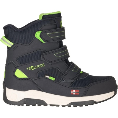 Trollkids Детски зимни ботуши Trollkids Kid's Lofoten Winter Boots XTS Winter boots - Navy / Viper Green - размер 28 (EU) (702-4706-0311)