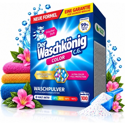 Waschkönig Color prášek na praní XXL 100 PD