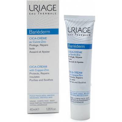 Uriage Bariéderm Cica reparativní krém s obsahem mědi a zinku Repairing Cream with Cu-Zn 40 ml
