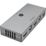 Hama KVM превключвател Hama Connect2Switch, 4-портов, USB, HDMI, Вкл. кабели (HAMA-200135) - thx