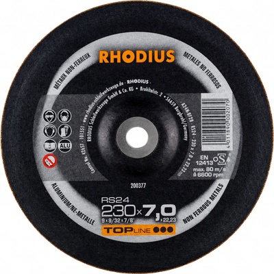 Rhodius Brusný kotouč 230 x 7,0 x 22,23 mm RS24 200377
