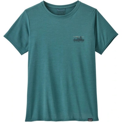 Patagonia Triko Cap Cool Daily Shirt dámské wetland blue x dye