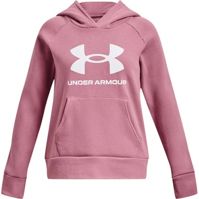 Under Armour mikina Ua Rival fleece Bl Hoodieâ 1379615 Růžová Loose Fit – Sleviste.cz