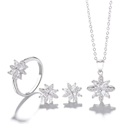 Silenti Jewelry Сребърен комплект "Благоприличие" - 7 - 54.5мм (17.2мм диам. )