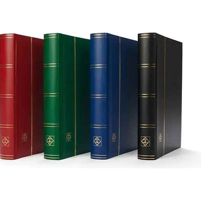 Leuchtturm zásobník na známky BASIC - A4, 64 stran, černé listy černý