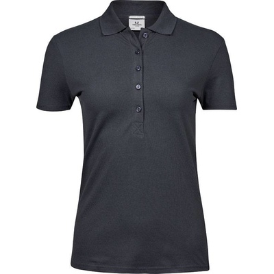 Tee Jays 145 Dámske luxusné elastické polo sivá dark