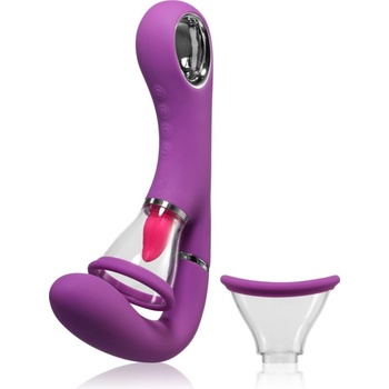 Pipedream Fantasy For Her Ultimate Pleasure вибратор със стимулиране на клитора Purple 24.5 см