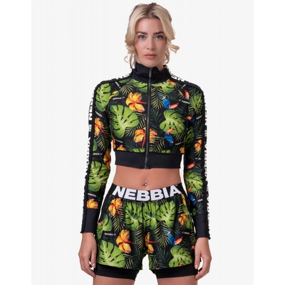 Nebbia Cropped High Energy green