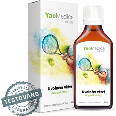 YaoMedica Uvoľnenie vetiev tinktúra určená na tenisový lakeť 50 ml