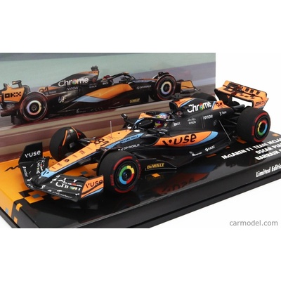 Minichamps Mclaren F1 Mcl60 Team Mclaren N 81 Bahrain Gp 2023 Oscar Piastri Oranžová Modrá Černá 1:43