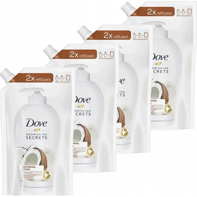 Dove Restoring Secrets tekuté mýdlo náhradní náplň Coco 500 ml