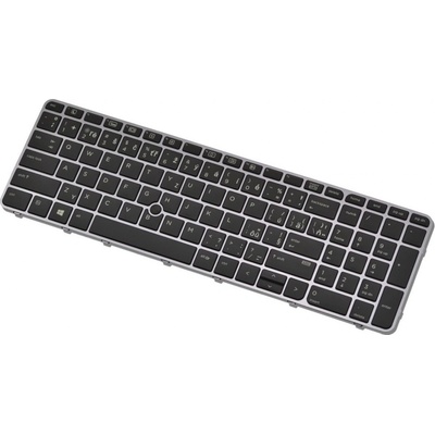 DeTech Podsvícená klávesnice pro notebook HP 850 G3, CZ – Zboží Živě