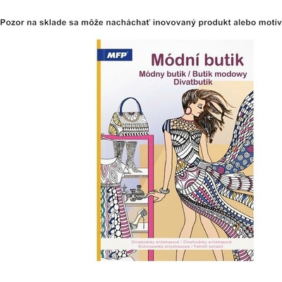 Omaľovánka antistresová A4 Módny butik