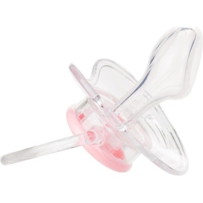 Canpol Babies silikon anatomický newborn baby 1 ks růžová