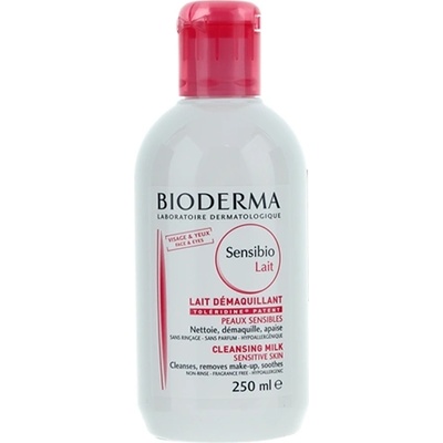 BIODERMA Sensibio Lait Cleansing Milk почистващо мляко за чувствителна кожа на лицето унисекс 250 мл