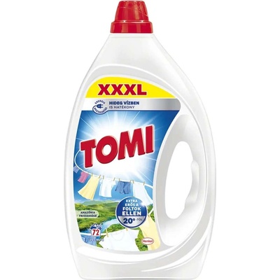 TOMI Гел за пране 3, 24 литра за бели дрехи tomi amazonia свежест (54000484)