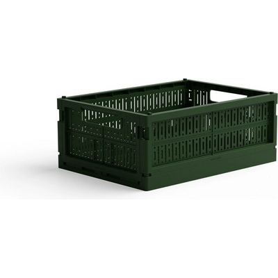 Made Crate skladacia prepravka midi racing green